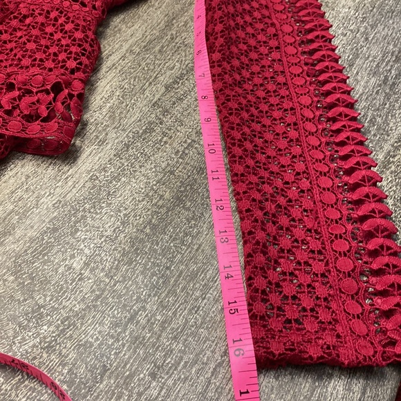 Romeo & Juliet couture lace dress Rugby color Large - Picture 8 of 13